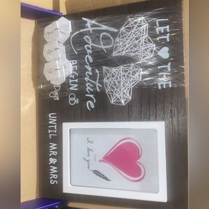 Best Wishes/couple Quote/ Picture Frame